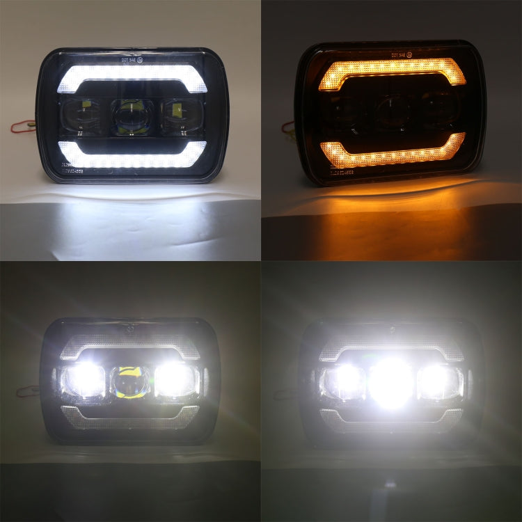 2073S 1 Pair 7 inch Car Square Headlight Work Light, 2073S 2073S 1 Pair 7 inch Car Square Headlight Work Light, 2073S